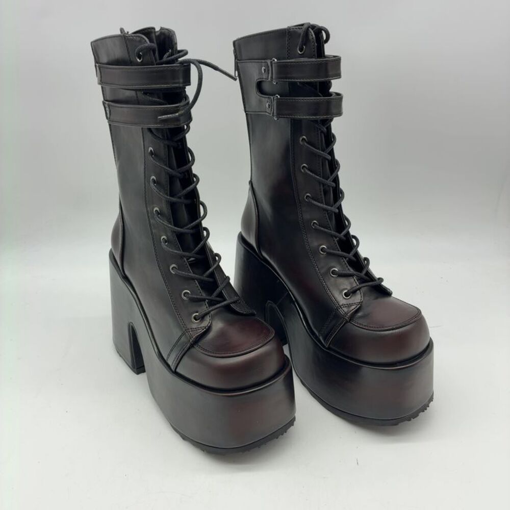 Demonia Goth Punk Calf Boot